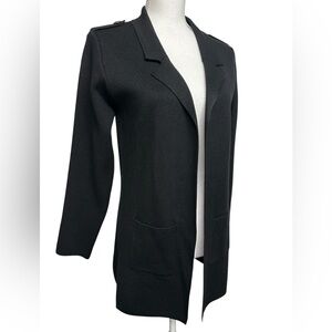 VILA MILANO / Black Long Cardigan / Medium